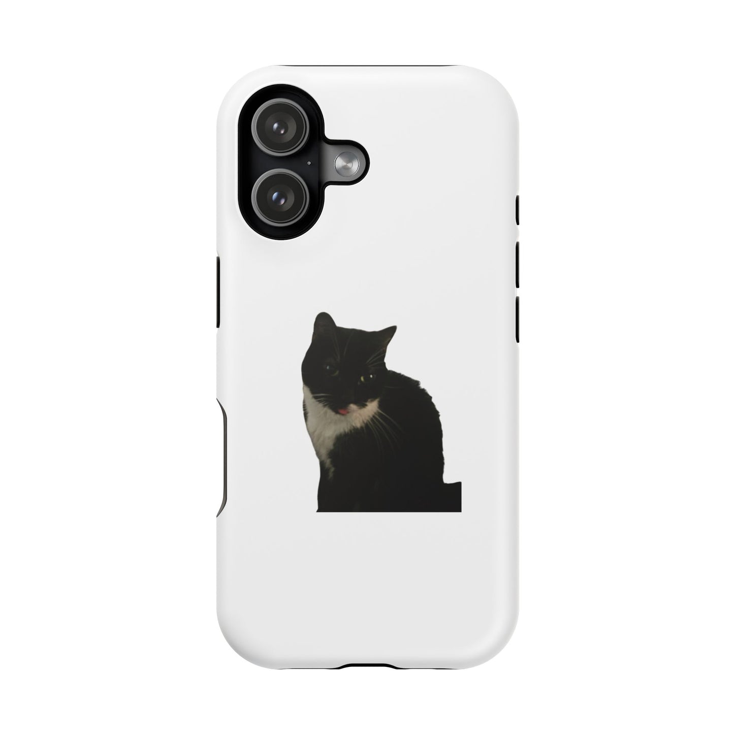 Cat-Themed Magnetic Phone Case, Durable Phone Cover, Cute Cat Design, Gift for Cat Lovers, Protective Case for iPhone