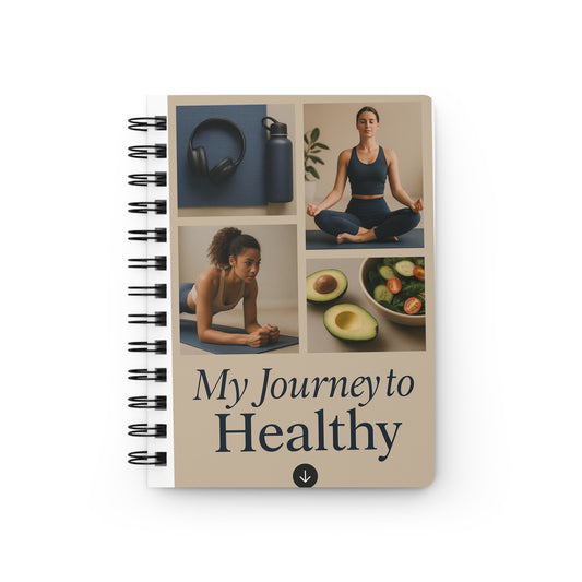 Healthy Lifestyle Journal | Wellness Tracker, Gratitude Journal, Self-Care Planner, Mindfulness Notebook, Fitness Goals Diary