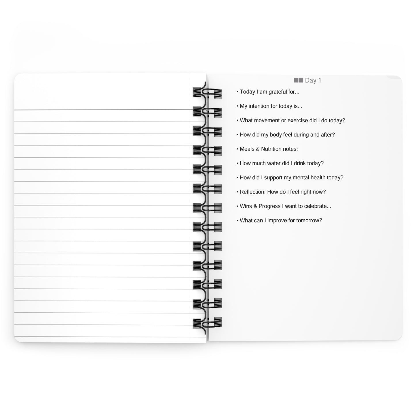 Healthy Lifestyle Journal | Wellness Tracker, Gratitude Journal, Self-Care Planner, Mindfulness Notebook, Fitness Goals Diary