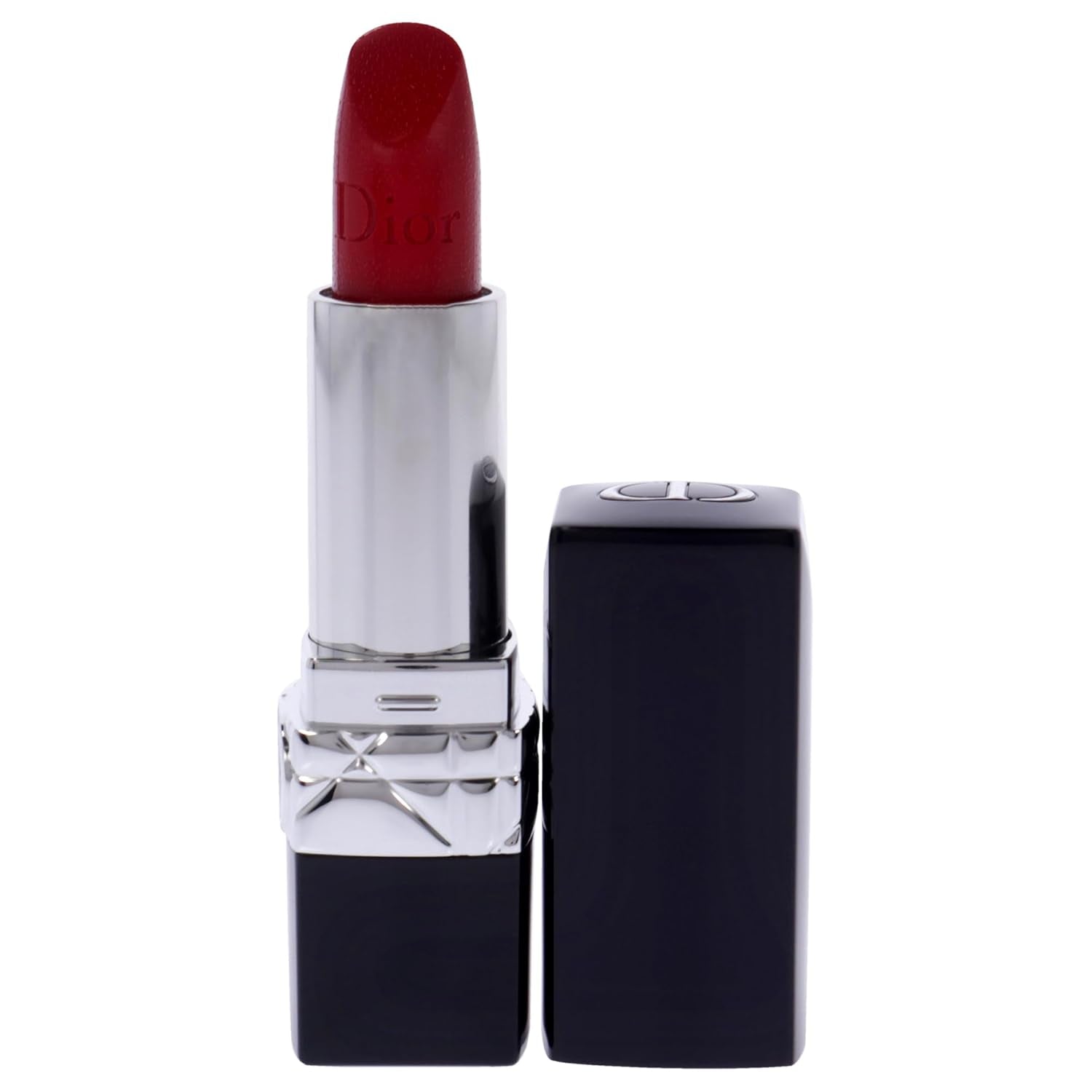 Rouge  Colored Satin Lip Balm - 999 the Iconic Red for Women - 0.12 Oz Lipstick (Refillable)