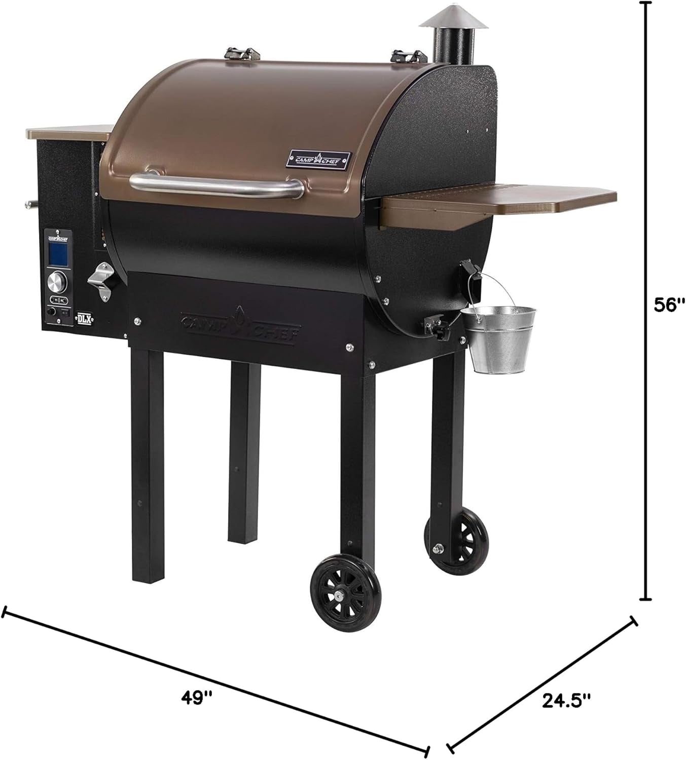 Smokepro DLX Pellet Grill W/New PID Gen 2 Digital Controller - Bronze