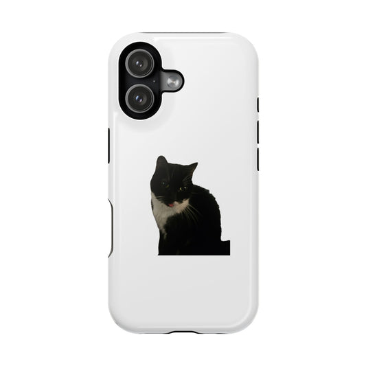 Cat-Themed Magnetic Phone Case, Durable Phone Cover, Cute Cat Design, Gift for Cat Lovers, Protective Case for iPhone