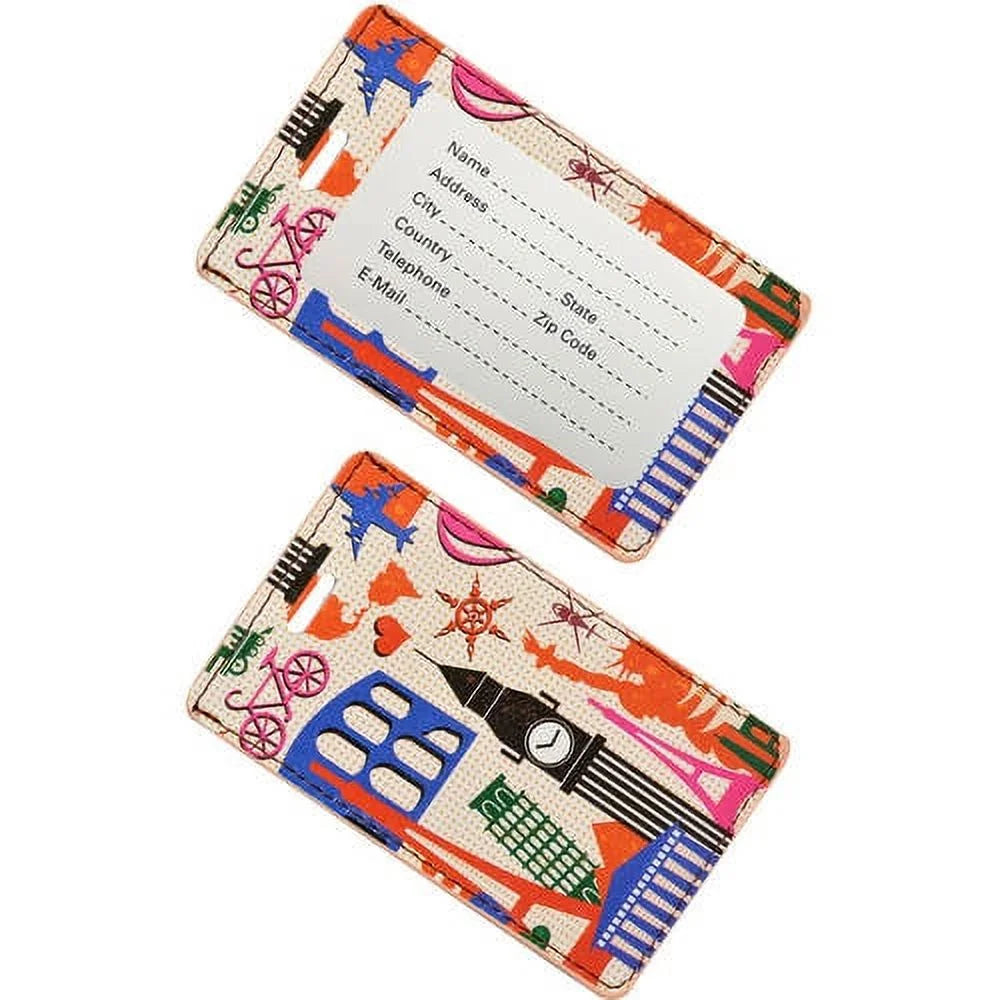 Designer Luggage Tag, 2Pk TR1274